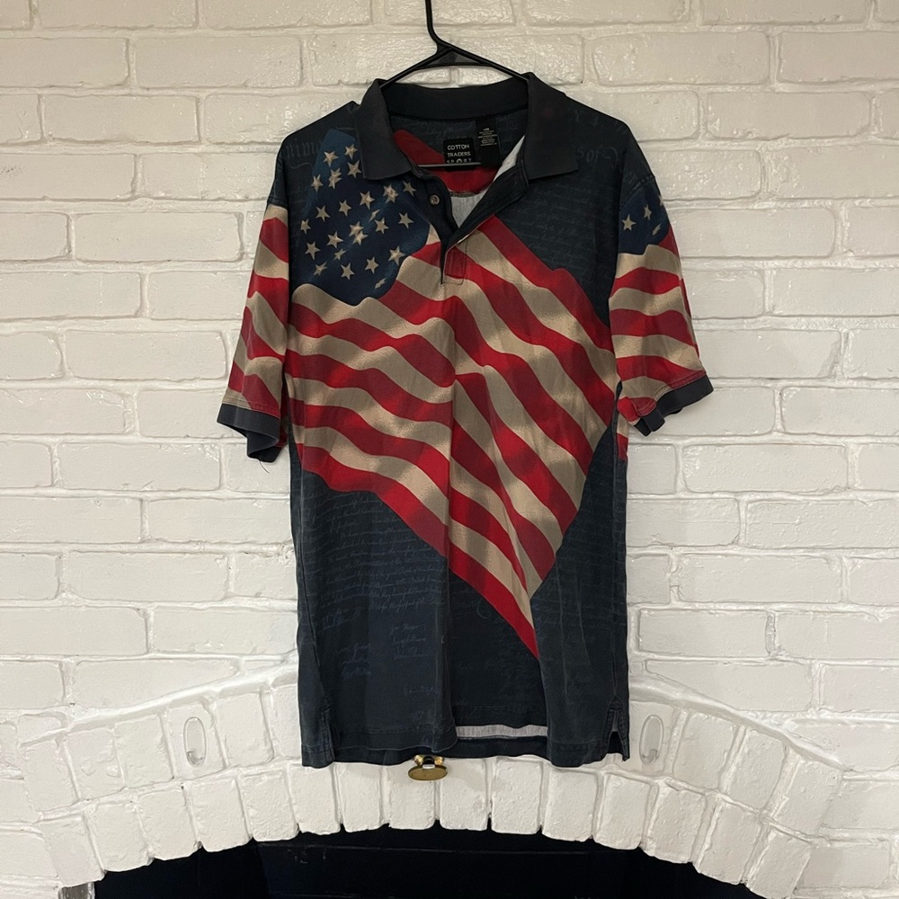 Men’s American flag USA shirt